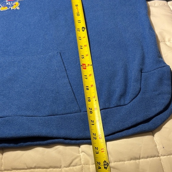Kansas University KU Blue Jayhawks Pullover Hoodie - Picture 7 of 8
